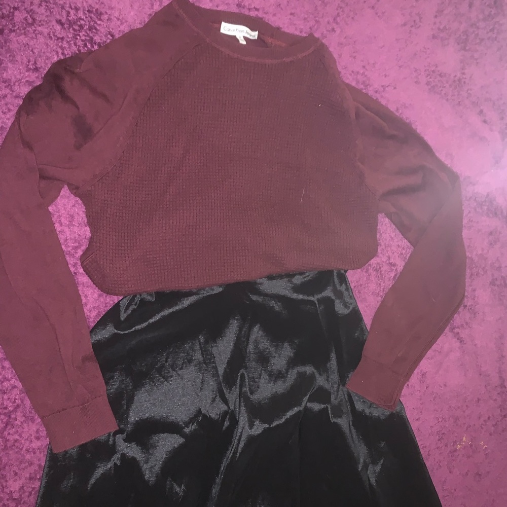 Calvin Klein sweater and skirt bundle